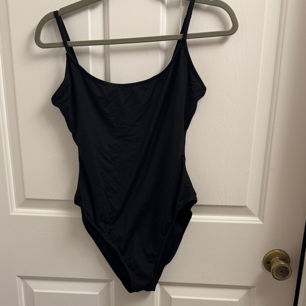 Andie Women's Black One Piece Swimsuit Long Torso